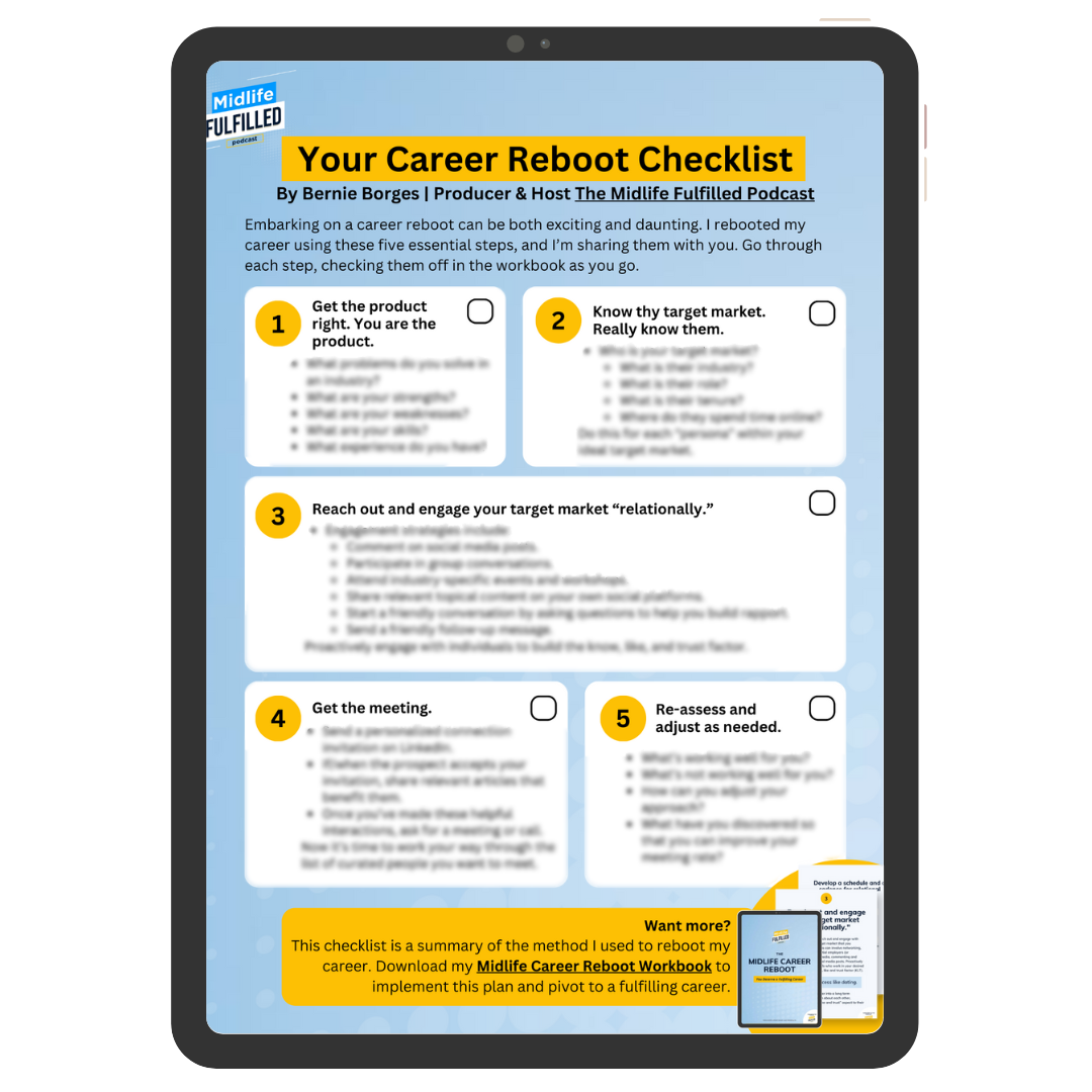 Midlife Career Reboot Checklist