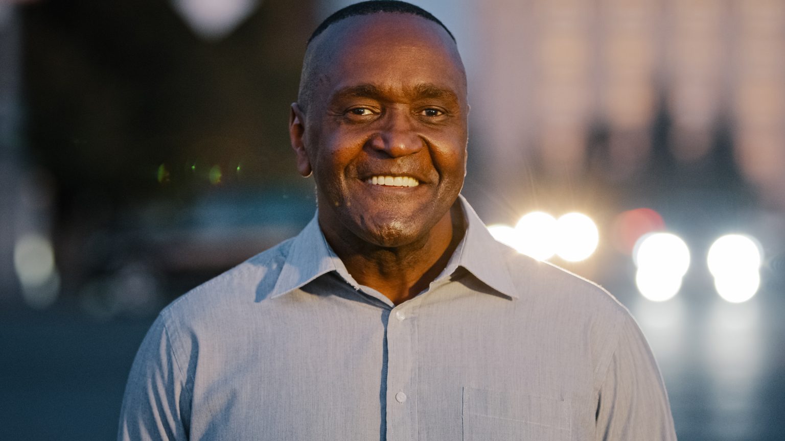 Man feeling fulfilled in his career and life