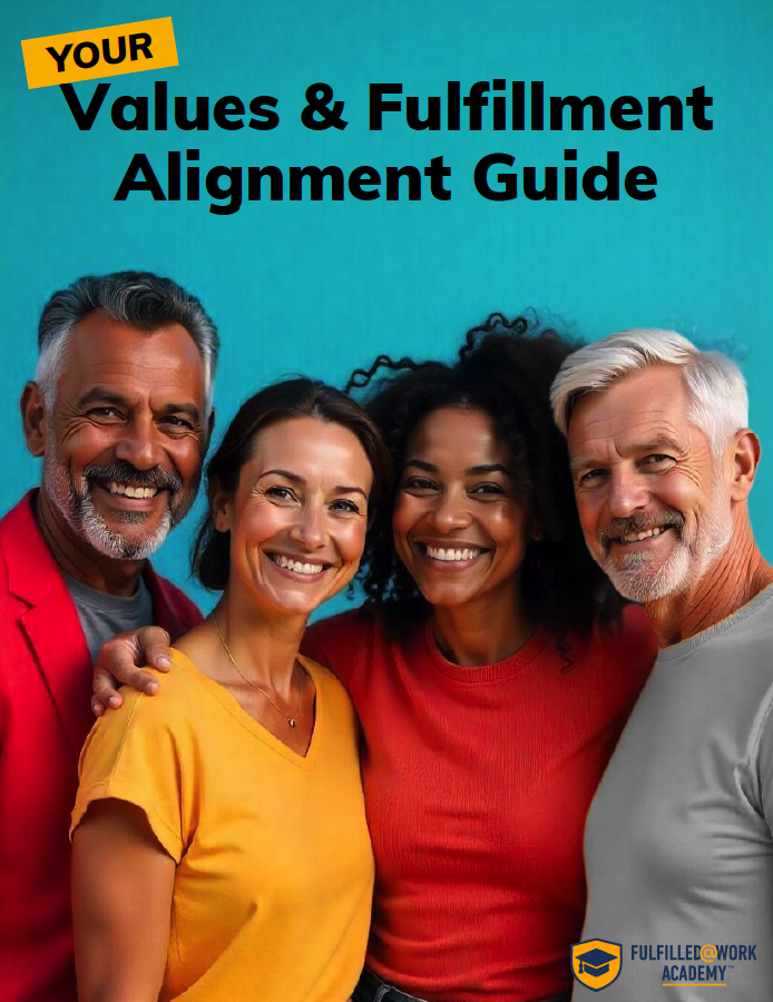 The Values & Fulfillment Alignment Guide | Fulfilled@Work Academy | Bernie Borges