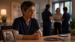 doctor reflecting on relationships | Fulfillment Centric Leadership